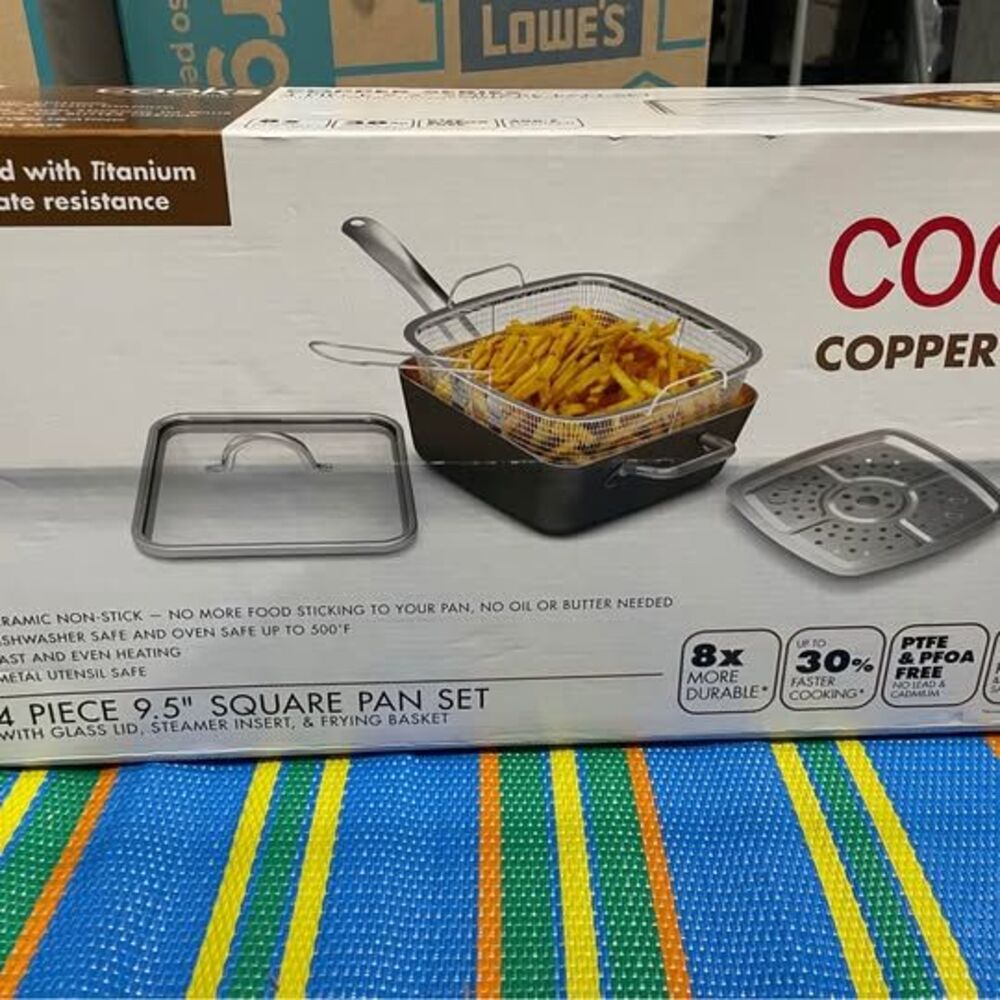 Cooper series 4 piece square pan set